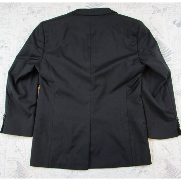 Hugo Boss Guabello Blazer Jacket Black Wool Single Breasted Jam75/Sharp 3 36S - Picture 6 of 8